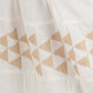 Sleeveless Dress Arrow White/Gold