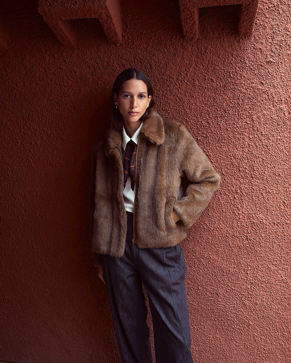 Faux Fur Jacket