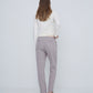 Pinstripe Trousers Beige