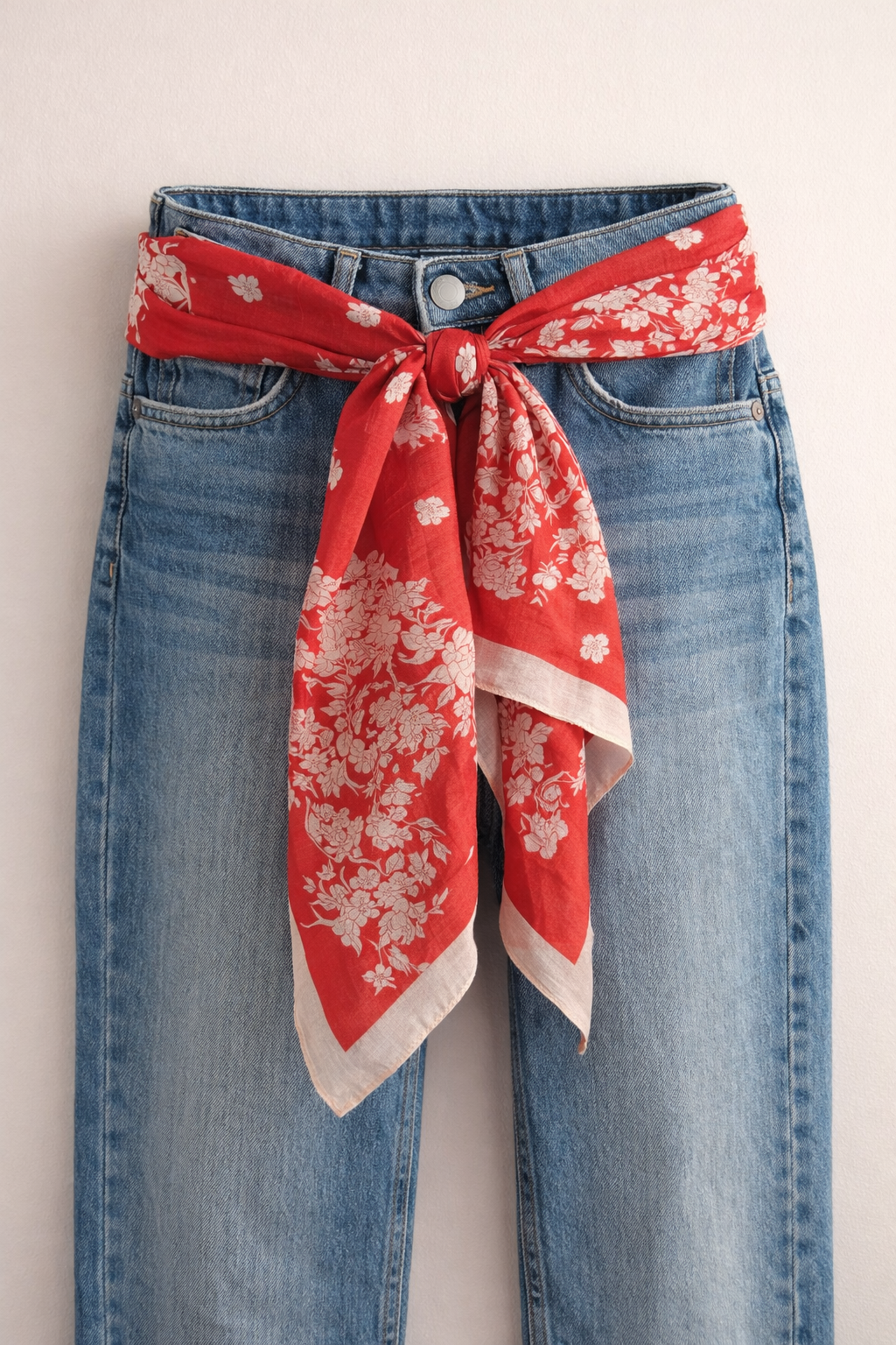 Red Silk Scarf