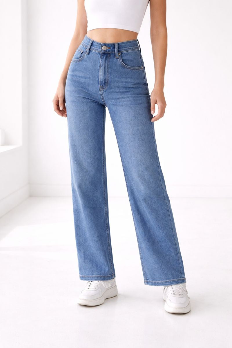Conny Pressed Crease Midstone Jeans