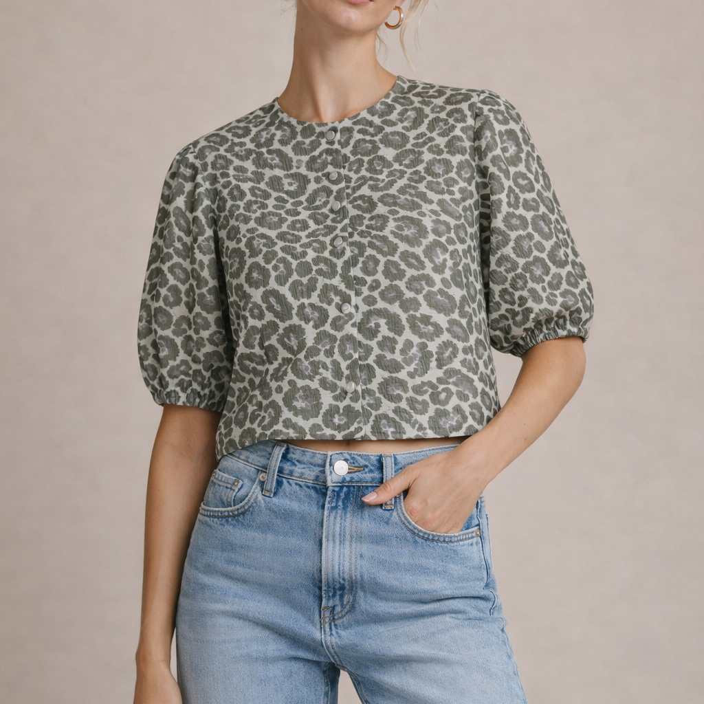 Danelle Leopard Jacquard