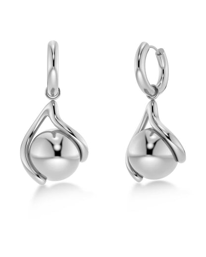 Buddy Hoops L Silver