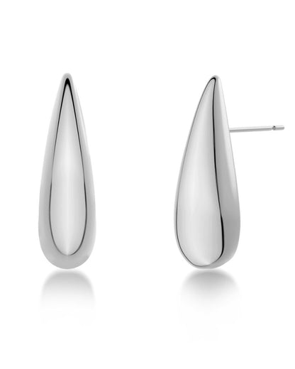 Crest Studs Silver