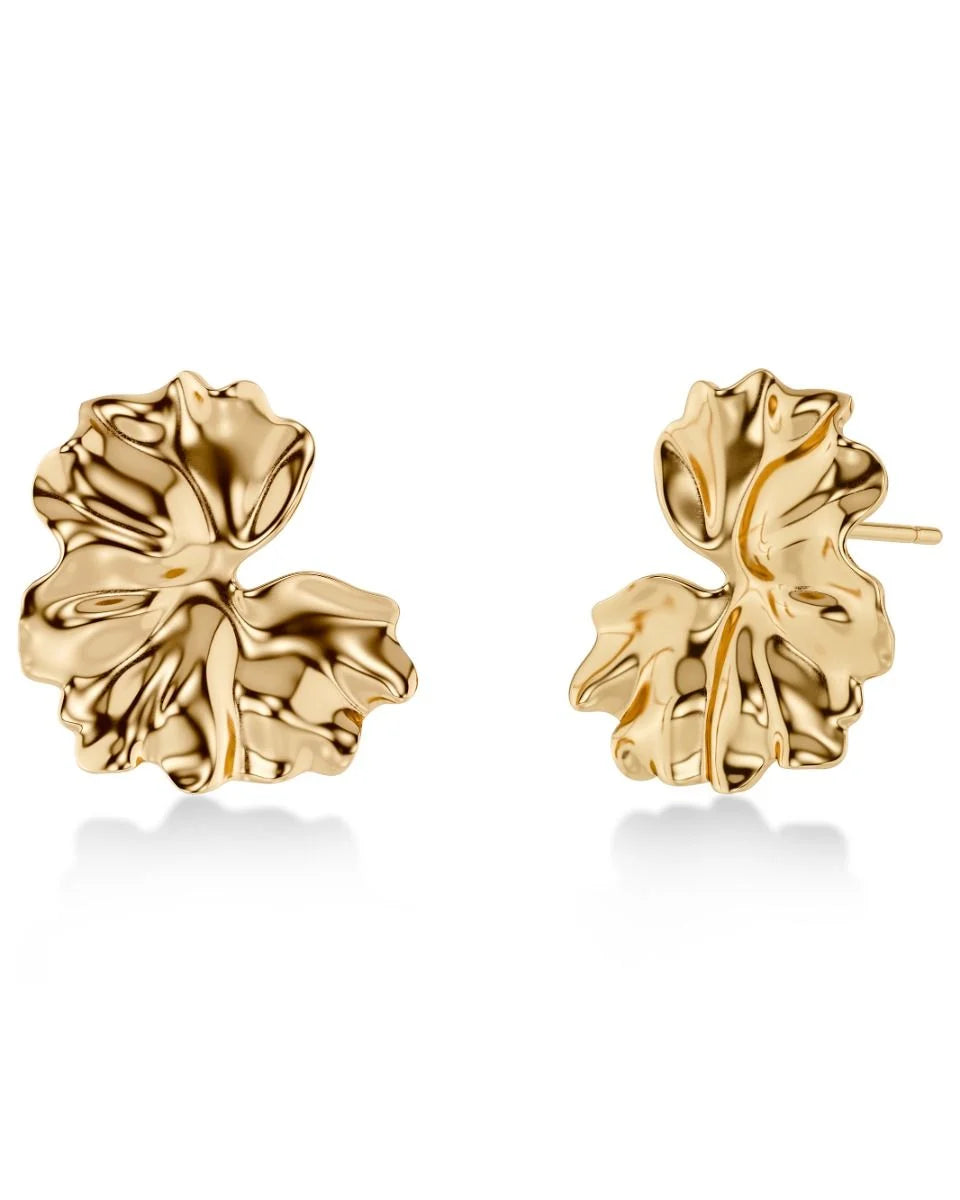 Gerana Studs L Gold