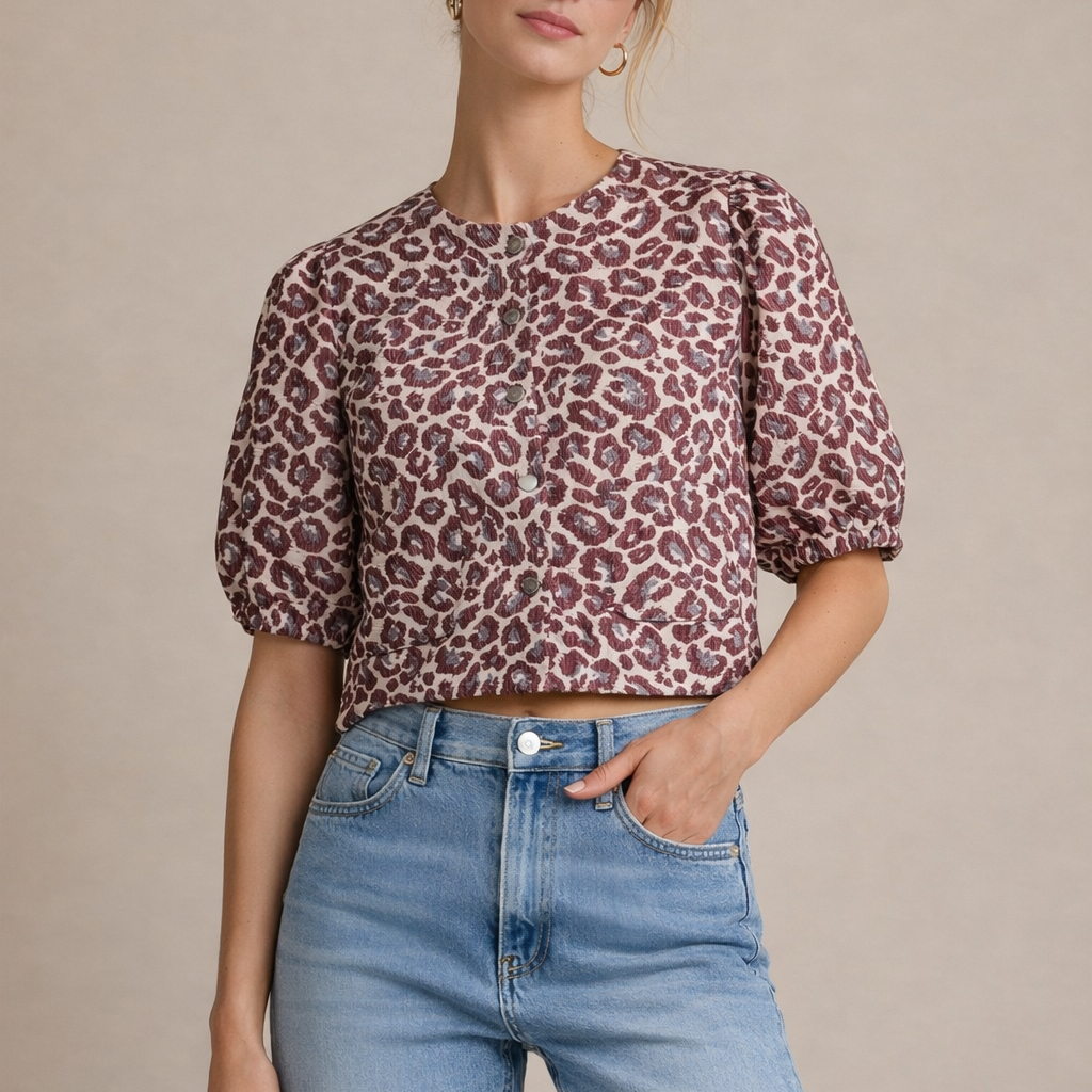 Danelle Leopard Jacquard