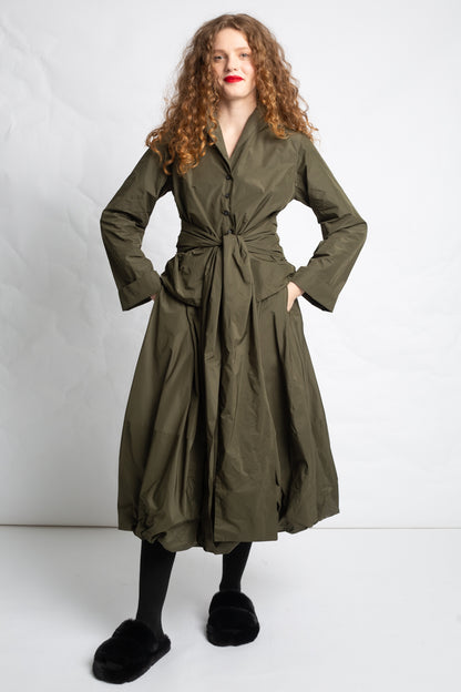 Taffeta Tie Top