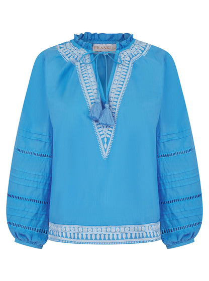 Blouse August Cornflower