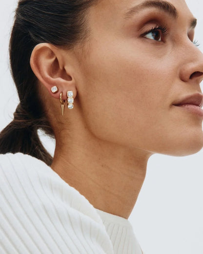 Gemma Triple Stud Earrings