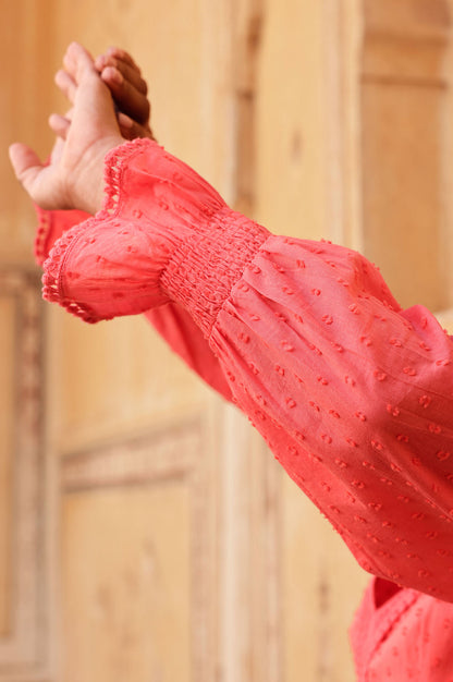 Purdie organic cotton Dobby Dress