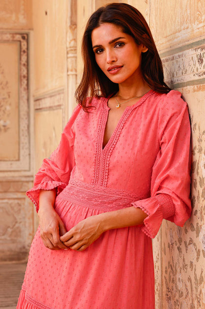 Purdie organic cotton Dobby Dress