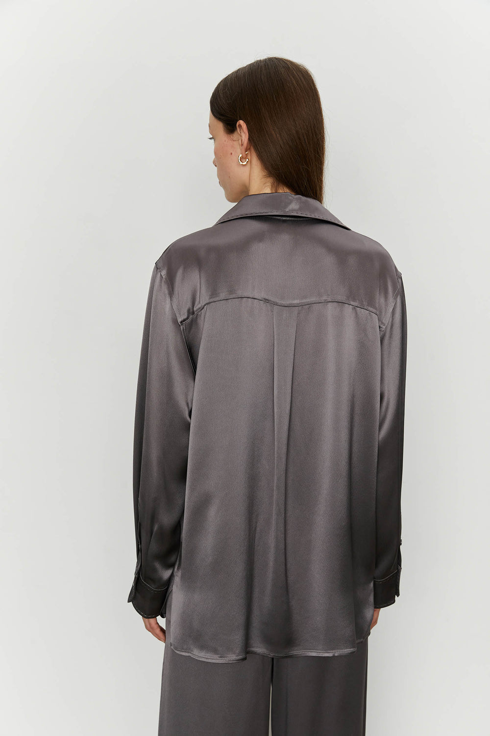 Satin Shacket
