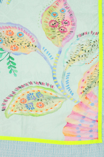 Neon Print Scarf